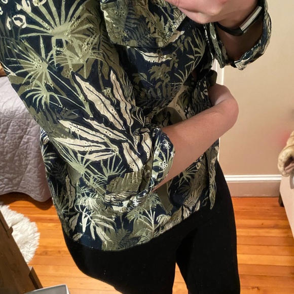 Sanctuary cotton jungle print top L - Picture 4 of 10